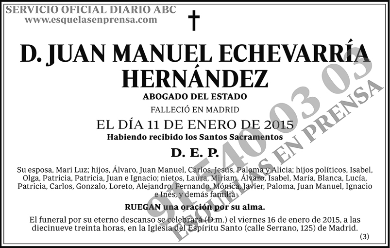 Juan Manuel Echevarría Hernández